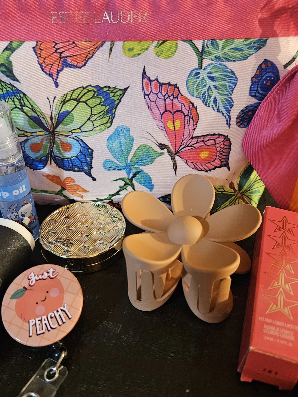 Estee Lauder colorful butterfly
